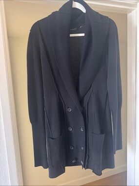 Tahari super soft cardigan double breasted